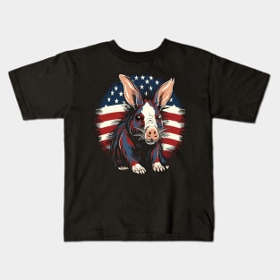 Patriotic Aardvark Kids T-Shirt